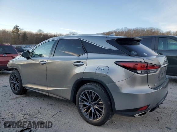 2021 Lexus RX with VIN 2T2YZMDA6MC301222, listed as a Copart auction lot 87929695 with 51,693 mi miles and Salvage Title. Bid and sale history available at carsss.com. Image 2.