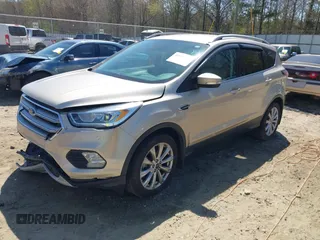 2017 Ford Escape Titanium with VIN 1FMCU9JD3HUC90273, listed as a IAAI auction lot 41828236 with 71,351 mi miles. Bid and sale history available at carsss.com. Image 2.