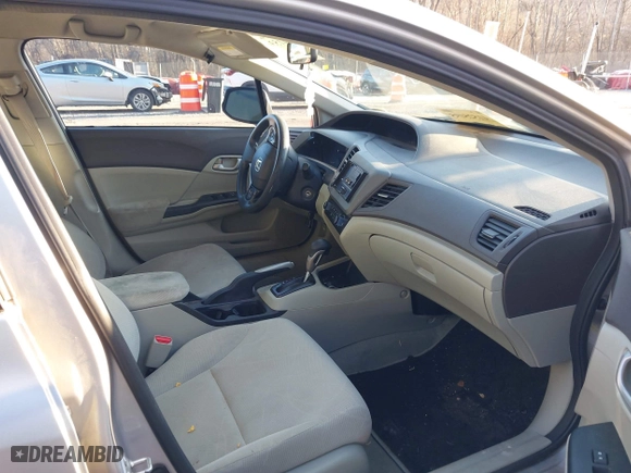 2012 Honda Civic Sdn LX with VIN 2HGFB2F57CH319433, listed as a IAAI auction lot 41536201 with 135,514 mi miles. Bid and sale history available at carsss.com. Image 5.