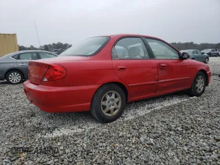 2003 Kia Spectra with VIN KNAFB121535245946, listed as a Copart auction lot 45688365 with 196,338 mi miles and Salvage Title. Bid and sale history available at DreamBid. Image 3.