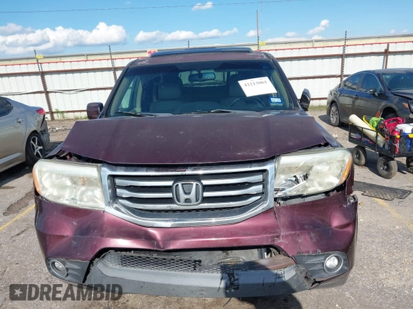 2013 Honda Pilot EX-L with VIN 5FNYF3H58DB032933, listed as a IAAI auction lot 42213061 with 166,496 mi miles and . Bid and sale history available at DreamBid. Image 12.