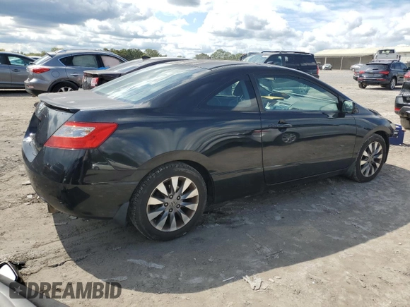 2009 Honda Civic Cpe EX-L with VIN 2HGFG12989H526829, listed as a Copart auction lot 73685054 with 169,968 mi miles and Salvage Title. Bid and sale history available at carsss.com. Image 3.