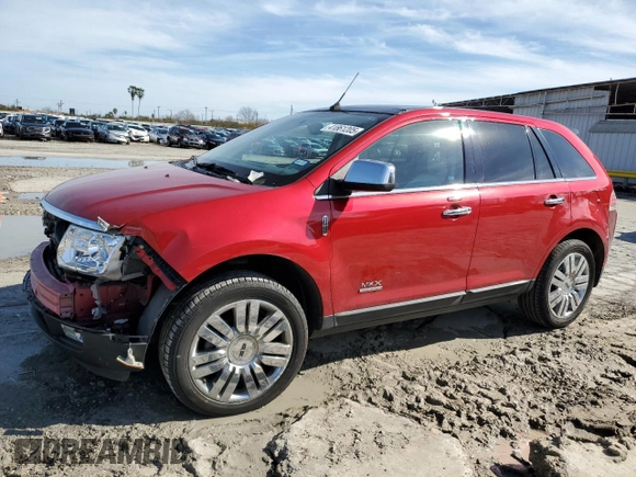 2010 Lincoln MKX with VIN 2LMDJ8JC2ABJ31128, listed as a Copart auction lot 41861205 with 56,661 mi miles and Salvage Title. Bid and sale history available at DreamBid. Image 1.