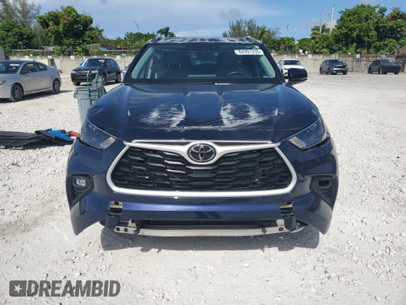 2023 Toyota Highlander L with VIN 5TDKDRAH1PS031870, listed as a Copart auction lot 62991235 with 27,099 mi miles and Non repairable. Bid and sale history available at DreamBid. Image 5.