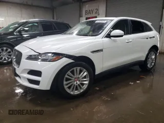 2017 Jaguar F-Pace 35t Prestige with VIN SADCK2BV6HA899484, listed as a Copart auction lot 42520425 with 34,422 mi miles and Salvage Title. Bid and sale history available at DreamBid. Image 1.