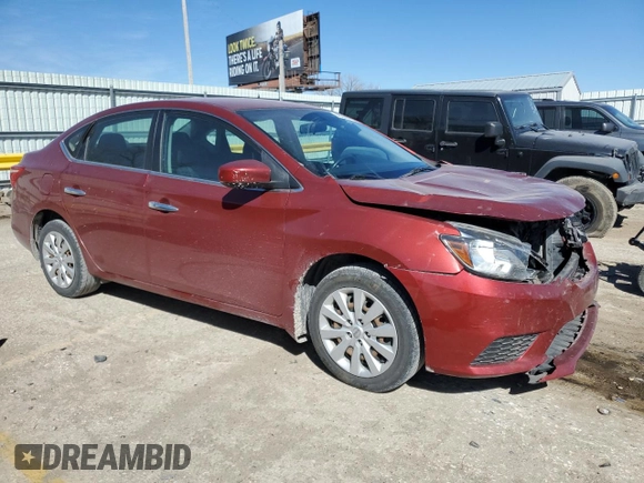 2017 Nissan Sentra SV with VIN 3N1AB7AP7HY223739, listed as a Copart auction lot 49300115 with 107,096 mi miles and Salvage Title. Bid and sale history available at DreamBid. Image 4.