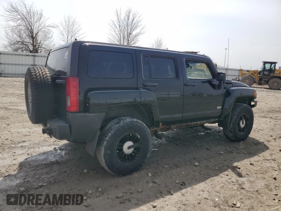 2006 Hummer H3 with VIN 5GTDN136668100003, listed as a Copart auction lot 54823165 with 196,627 mi miles and Clean Title. Bid and sale history available at carsss.com. Image 3.