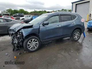 2014 Nissan Rogue S z VIN 5N1AT2MV0EC796344, wystawiony jako Copart lot #57096675 z przebiegiem 122 256 mil mil oraz Szkoda całkowita • Salvage title. Historia ofert i sprzedaży dostępna na DreamBid. Obrazek 1.