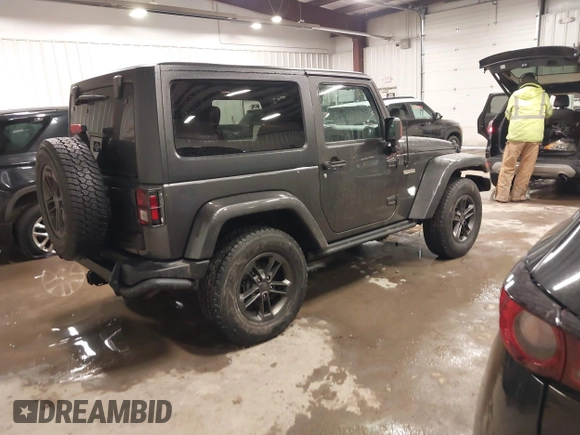 2018 Jeep Wrangler Sport S with VIN 1C4AJWAG2JL836246, listed as a IAAI auction lot 41661489 with 87,443 mi miles and . Bid and sale history available at DreamBid. Image 4.