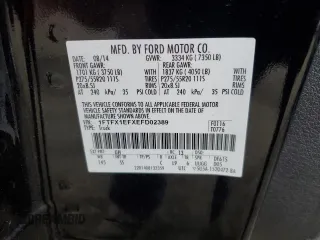 2014 Ford F-150 XL with VIN 1FTFX1EFXEFD02389, listed as a Copart auction lot 73613994 with 151,437 mi miles and Clean Title. Bid and sale history available at carsss.com. Image 12.