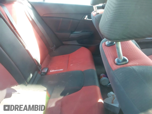 2014 Honda Civic Si with VIN 2HGFB6E55EH700855, listed as a IAAI auction lot 41974580 with 125,270 mi miles and . Bid and sale history available at DreamBid. Image 8.