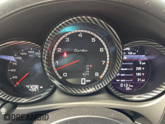 2018 Porsche Macan Turbo z VIN WP1AF2A52JLB70657, wystawiony jako Copart lot #51688145 z przebiegiem 47 299 mil mil oraz Szkoda całkowita • Salvage title. Historia ofert i sprzedaży dostępna na DreamBid. Obrazek 8.