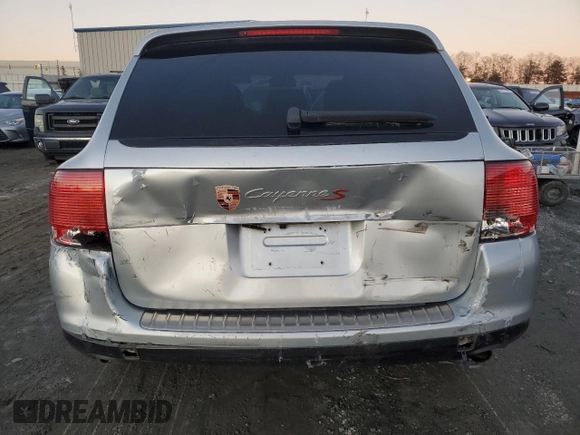 2004 Porsche Cayenne S with VIN WP1AB29P54LA69022, listed as a Copart auction lot 84456184 with 215,112 mi miles and Salvage Title. Bid and sale history available at carsss.com. Image 6.
