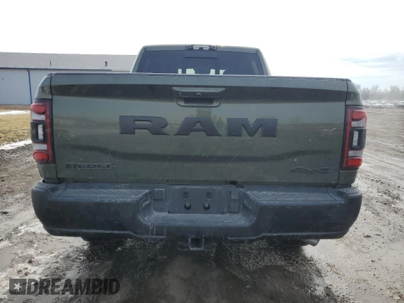 2024 Ram 2500 Rebel with VIN 3C6UR5EJ5RG172160, listed as a Copart auction lot 44560095 with 410 mi miles and Salvage Title. Bid and sale history available at carsss.com. Image 6.