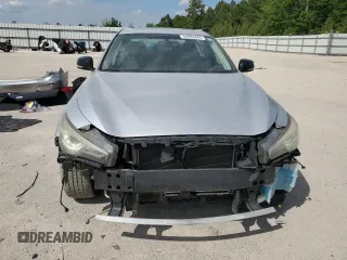 2014 Infiniti Q50 Premium with VIN JN1BV7AR2EM700072, listed as a Copart auction lot 54934445 with 97,381 mi miles and Salvage title. Bid and sale history available at DreamBid. Image 5.
