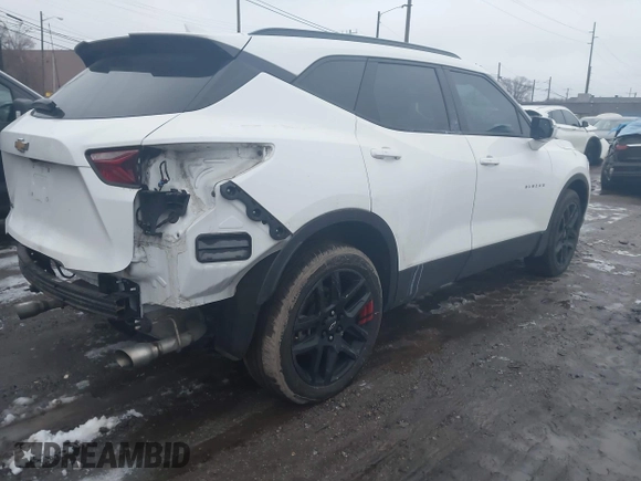 2021 Chevrolet Blazer LT with VIN 3GNKBDRS7MS533547, listed as a IAAI auction lot 41186917 with 67,157 mi miles and . Bid and sale history available at DreamBid. Image 4.