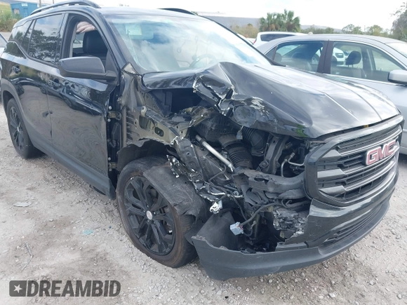 2019 GMC Terrain SLE with VIN 3GKALMEV0KL378319, listed as a IAAI auction lot 40805830 with 94,544 mi miles. Bid and sale history available at carsss.com. Image 6.