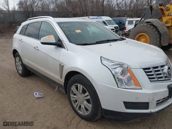 2014 Cadillac SRX Luxury Collection with VIN 3GYFNEE35ES681424, listed as a IAAI auction lot 41854969 with 135,163 mi miles. Bid and sale history available at carsss.com. Image 1.