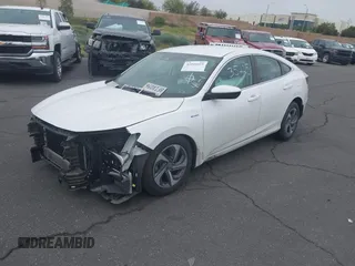 2019 Honda Insight EX with VIN 19XZE4F52KE005648, listed as a IAAI auction lot 41935225 with 68,312 mi miles. Bid and sale history available at carsss.com. Image 2.