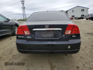 2001 Honda Civic EX with VIN 2HGES26701H538731, listed as a Copart auction lot 53676645 with 122,773 mi miles and Clean Title. Bid and sale history available at carsss.com. Image 6.
