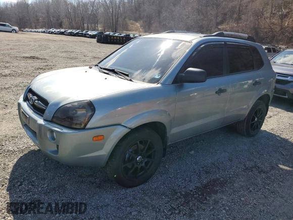 2005 Hyundai Tucson GL with VIN KM8JM12B95U185156, listed as a Copart auction lot 49605355 with 103,367 mi miles and Salvage Title. Bid and sale history available at carsss.com. Image 1.