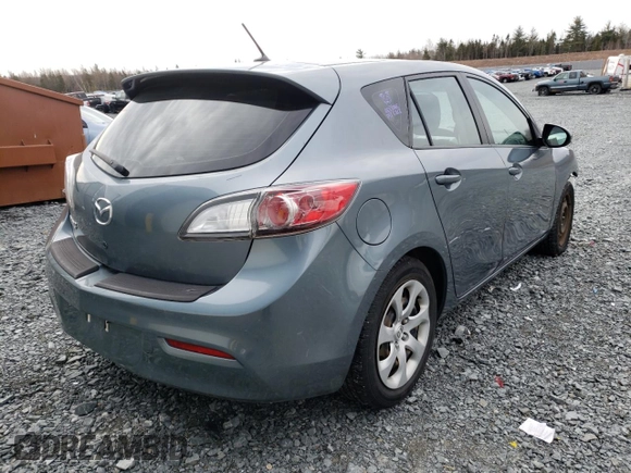 2012 Mazda 3 GX with VIN JM1BL1KFXC1532250, listed as a Copart auction lot 38709862 with 121,173 mi miles and Salvage Title. Bid and sale history available at carsss.com. Image 4.