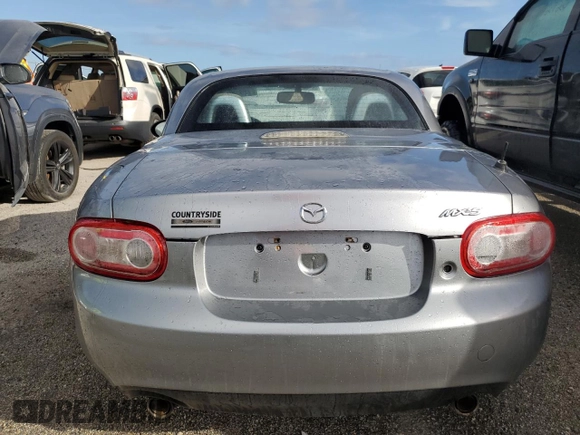 2011 Mazda MX-5 Miata Club with VIN JM1NC2MF7B0219404, listed as a Copart auction lot 75289464 with Not provided miles and Non repairable. Bid and sale history available at DreamBid. Image 6.