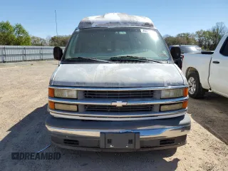 2002 Chevrolet Express with VIN 1GBFG15R221214329, listed as a Copart auction lot 49664955 with 108,408 mi miles and Clean Title. Bid and sale history available at carsss.com. Image 5.
