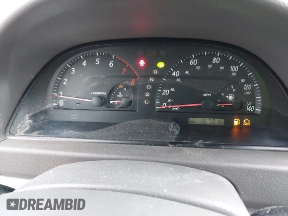 2004 Toyota Camry LE with VIN JTDBE32K840256161, listed as a IAAI auction lot 42000050 with 367,016 mi miles. Bid and sale history available at carsss.com. Image 7.