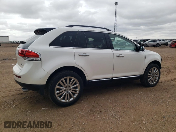 2012 Lincoln MKX with VIN 2LMDJ6JKXCBL19331, listed as a Copart auction lot 51849315 with 148,932 mi miles and Salvage Title. Bid and sale history available at carsss.com. Image 3.