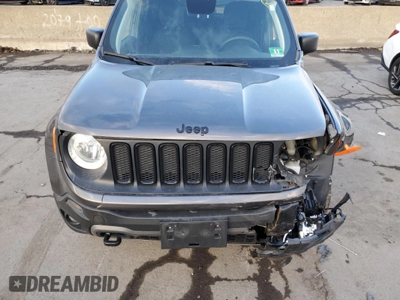 2018 Jeep Renegade Sport with VIN ZACCJBAB7JPH36435, listed as a Copart auction lot 87924455 with Not provided miles and Salvage title. Bid and sale history available at DreamBid. Image 12.