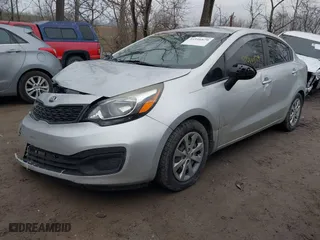 2015 Kia Rio LX with VIN KNADM4A39F6452036, listed as a IAAI auction lot 41516879 with 95,775 mi miles. Bid and sale history available at carsss.com. Image 18.
