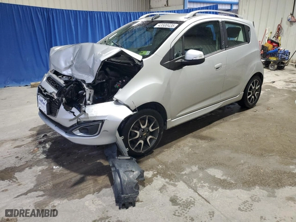 2015 Chevrolet Spark LT with VIN KL8CF6S90FC792807, listed as a Copart auction lot 43500435 with 110,358 mi miles and Salvage Title. Bid and sale history available at carsss.com. Image 1.