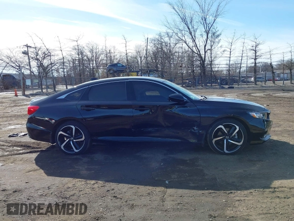 2022 Honda Accord Sedan Sport SE with VIN 1HGCV1F47NA115762, listed as a IAAI auction lot 41513845 with 10,520 mi miles. Bid and sale history available at carsss.com. Image 13.