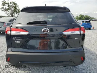 2024 Toyota Corolla Cross LE with VIN 7MUCAAAG9RV091989, listed as a Copart auction lot 55823575 with 14,389 mi miles and Salvage title. Bid and sale history available at DreamBid. Image 6.
