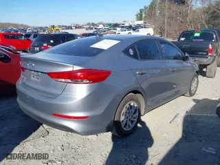 2017 Hyundai Elantra SE with VIN 5NPD74LF6HH150200, listed as a IAAI auction lot 41159088 with 114,545 mi miles. Bid and sale history available at carsss.com. Image 4.