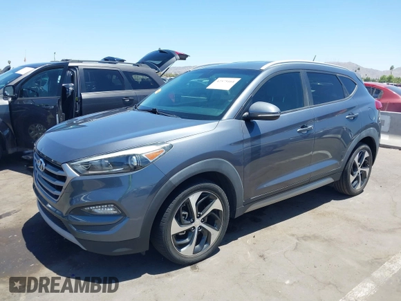 2017 Hyundai Tucson Value with VIN KM8J33A29HU312752, listed as a IAAI auction lot 42575164 with 76,297 mi miles and . Bid and sale history available at DreamBid. Image 2.