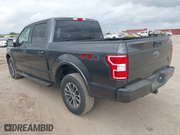 2020 Ford F-150 XL with VIN 1FTEW1E41LKE66857, listed as a IAAI auction lot 42041929 with 76,716 mi miles. Bid and sale history available at carsss.com. Image 3.
