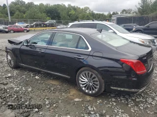 2019 Genesis G90 3.3T Premium with VIN KMHG34JA8KU050754, listed as a Copart auction lot 72037554 with 52,318 mi miles and Salvage Title. Bid and sale history available at carsss.com. Image 2.