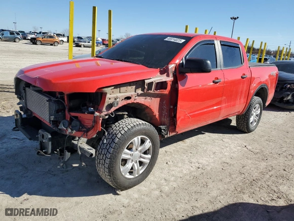 2020 Ford Ranger XL with VIN 1FTER4FH7LLA92761, listed as a Copart auction lot 46914025 with 79,206 mi miles and Salvage Title. Bid and sale history available at carsss.com. Image 1.