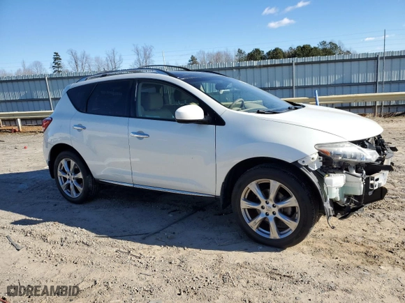 2012 Nissan Murano LE with VIN JN8AZ1MW3CW234587, listed as a Copart auction lot 86811454 with 71,120 mi miles and Salvage Title. Bid and sale history available at carsss.com. Image 4.