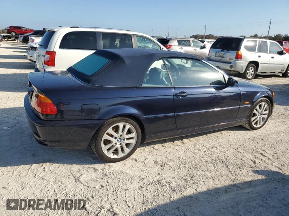 2003 BMW 3 Series 330Ci with VIN WBABS53423JU96915, listed as a Copart auction lot 77735064 with 0 mi miles and Salvage Title. Bid and sale history available at carsss.com. Image 3.