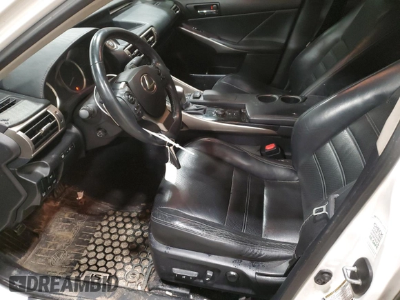 2014 Lexus IS 250 with VIN JTHCF1D27E5002656, listed as a Copart auction lot 52201135 with 194,842 mi miles and Salvage title. Bid and sale history available at DreamBid. Image 7.