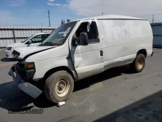 2010 Ford Econoline Cargo Commercial with VIN 1FTNE1EWXADA91198, listed as a Copart auction lot 59288765 with 341,319 mi miles and Salvage title. Bid and sale history available at DreamBid. Image 1.