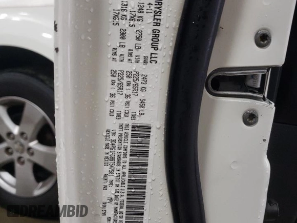 2011 Dodge Journey Mainstreet with VIN 3D4PG1FG8BT547501, listed as a Copart auction lot 58327075 with 203,888 mi miles and Salvage title. Bid and sale history available at DreamBid. Image 13.