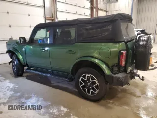 2022 Ford Bronco z VIN 1FMDE5DH1NLB59322, wystawiony jako Copart lot #57809495 z przebiegiem 64 094 mil mil oraz Szkoda całkowita • Salvage title. Historia ofert i sprzedaży dostępna na DreamBid. Obrazek 2.