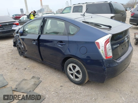 2012 Toyota Prius One with VIN JTDKN3DU0C1525647, listed as a IAAI auction lot 42051971 with 134,330 mi miles and . Bid and sale history available at DreamBid. Image 3.