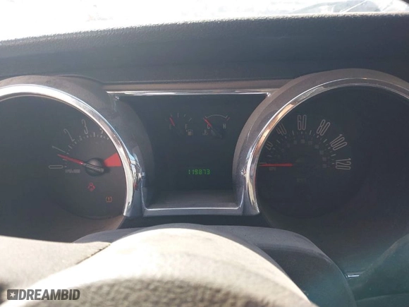 2008 Ford Mustang Deluxe with VIN 1ZVHT80N385130015, listed as a IAAI auction lot 41780793 with 119,873 mi miles. Bid and sale history available at carsss.com. Image 7.