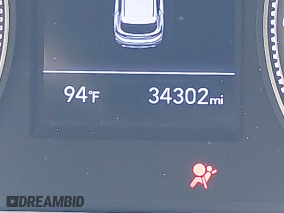 2019 Hyundai Santa Fe SE with VIN 5NMS23AD4KH088902, listed as a IAAI auction lot 42044465 with 34,302 mi miles and . Bid and sale history available at DreamBid. Image 15.