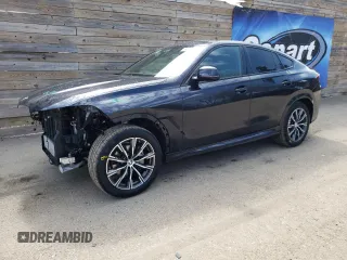 2025 BMW X6 xDrive40i with VIN 5UX33EX03S9X36158, listed as a Copart auction lot 53862325 with 20,035 mi miles and Clean Title. Bid and sale history available at carsss.com. Image 1.